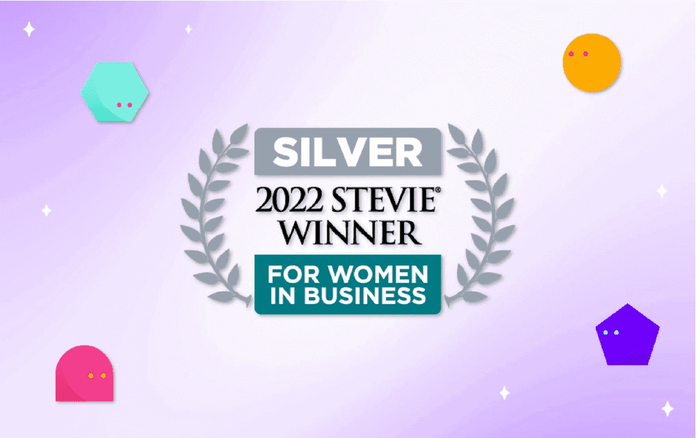 Silver 2022 Stevie' Winner for women in business