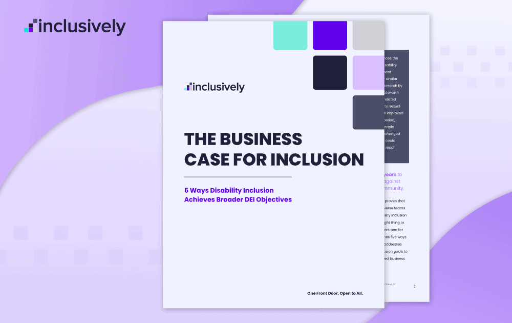 Graphic of Inclusively's Business Case for Inclusion