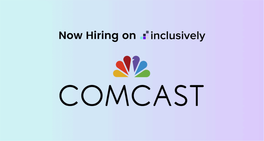 Comcast and Inclusively logo