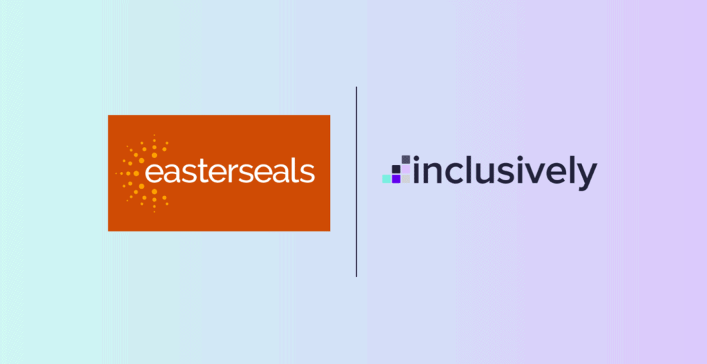 Easterseals and Inclusively logo