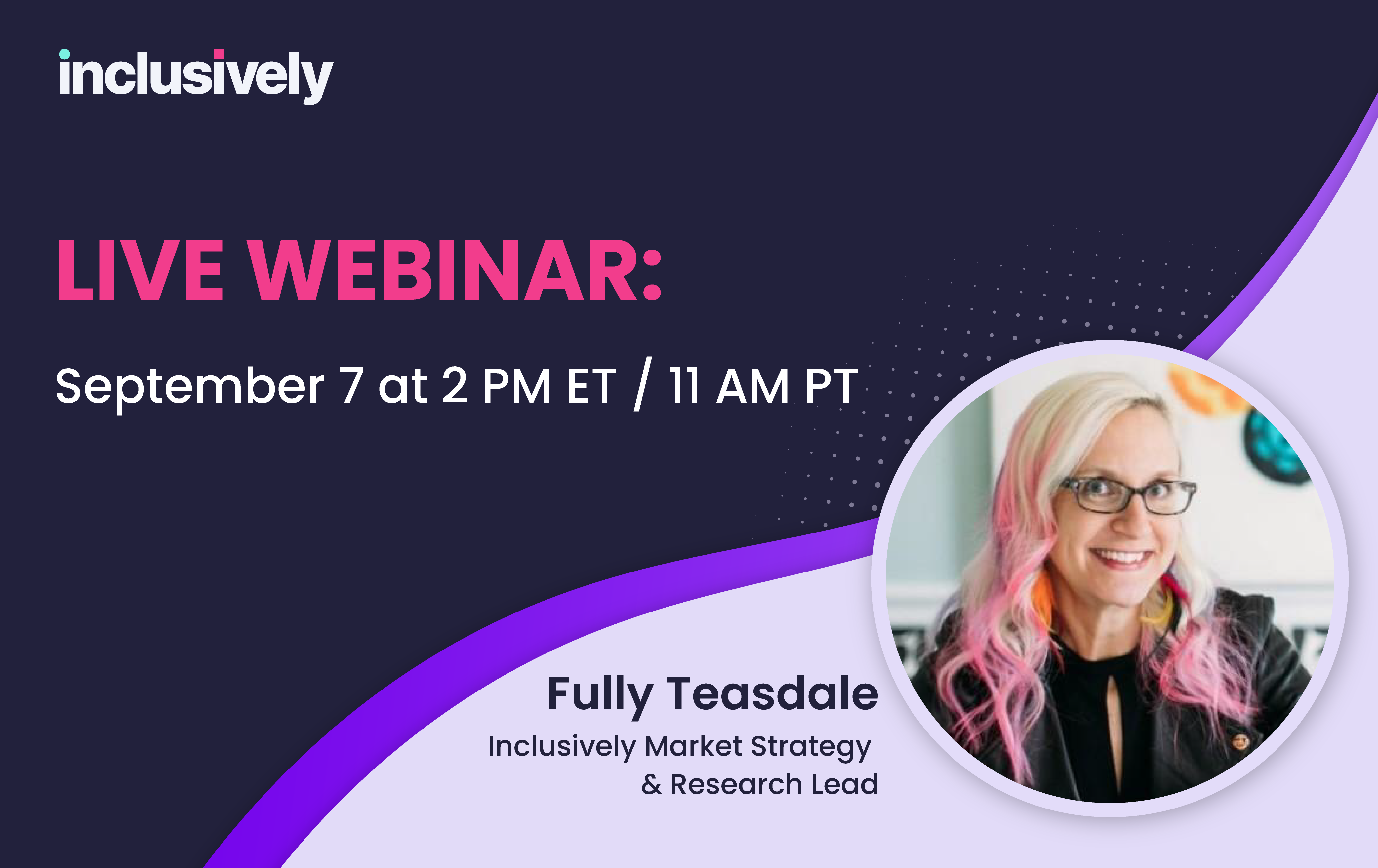 On-demand webinar, Fully Teasdale smiling with glasses on