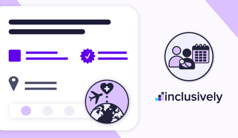 Employer profile badges, graphics of plan and people profiles