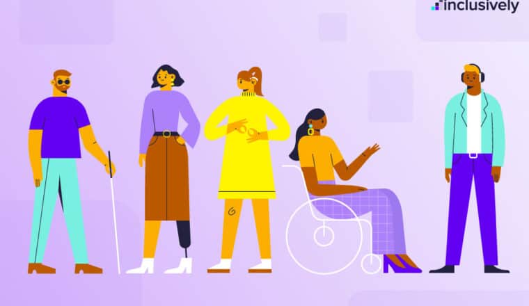 Graphic of inclusive group of men and women