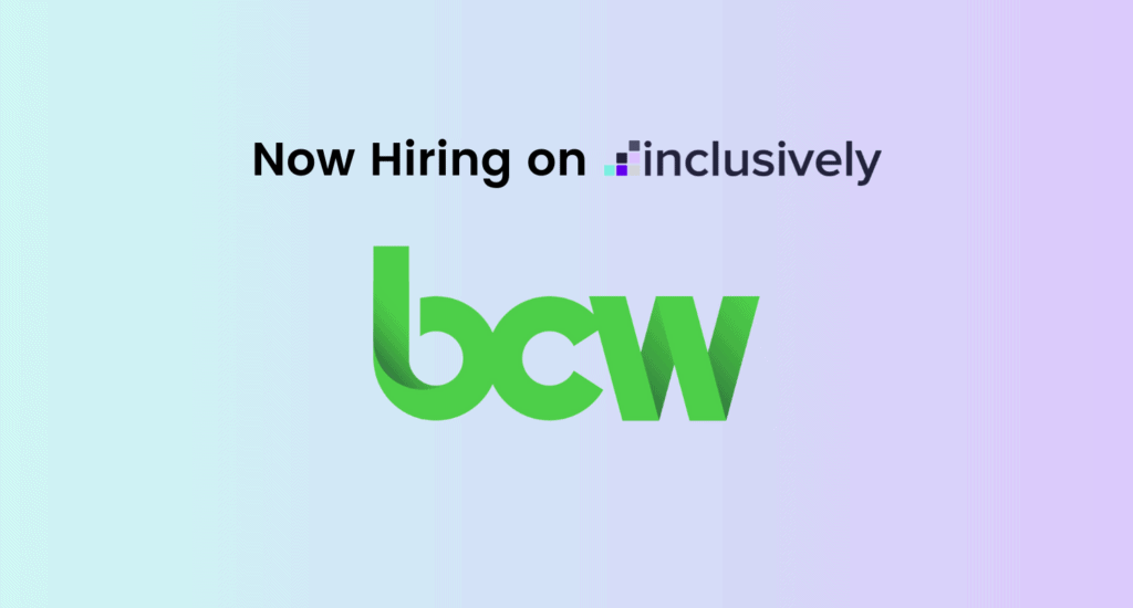 Inclusively and BCW logo
