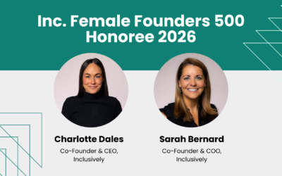 Named to Inc. Female Founders 500 (2026)